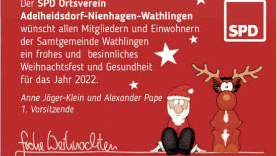 SPD Weihnachtsgruss 2021